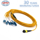 OS1 MPO - LC Connector Patch Cord 12 Fiber MPO Trunk Cable Compressive Strength