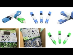 الصلة السريعة Ftth Sc Apc لوازم الألياف الضوئية ذات الوضع الواحد