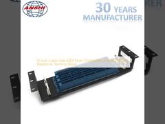 19 بوصة كابل الجانب MDF الإطار التوزيع الرئيسي 100 أزواج بلوك محطة الهاتف