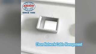 لوحة حائط ANSHI RJ45 سهلة لإدارة كابلات الشبكة