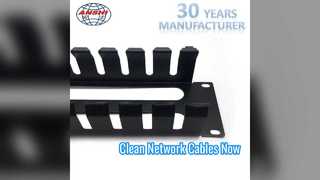 مدير كابل الرف 1U تنظيم الشبكة