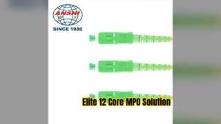 حل شبكة Elite MPO Fiber Patch 12 Core G652D