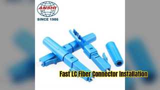 موصل ألياف LC سريع لمشاريع FTTH