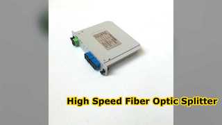 فاصل PLC من الألياف الضوئية عالي الأداء 1 × 8 لـ FTTH