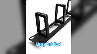 مدير كابلات الرف 1U الشبكة النظيفة