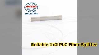 1x2 PLC Fiber Splitter حل FTTH عالي الموثوقية