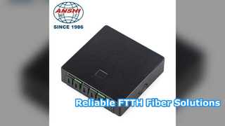 صندوق فاصل الألياف البصرية PLC FTTH عالي الأداء