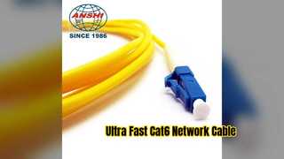 كابل توصيل إيثرنت Cat6 عالي السرعة، شبكة موثوقة