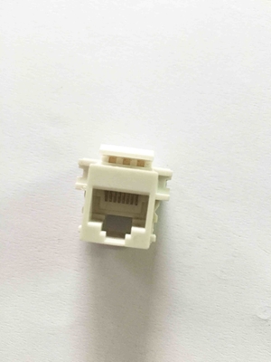UTP 90 Degree CAT3 RJ11 Keystone Jack , Dual IDC Type RJ45 Modular Jack CAT 3