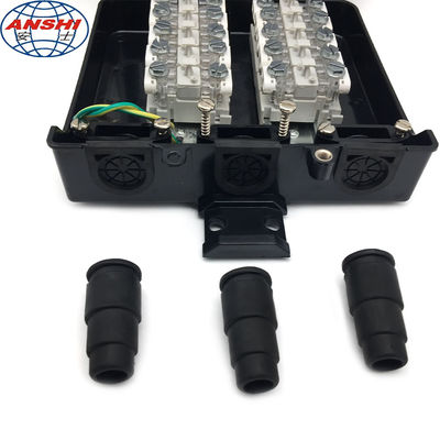 10 Paris Outdoor Telephone Distribution Terminal Block With Non - Protective STB Module for large telephone wire