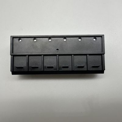 محول لوحة الأمامية 6 فتحات RJ45 Keystone UTP لوحة التصحيح