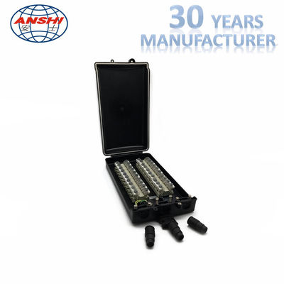 20 بلوك محطة المشترك المزدوج مع حماية IP55 للجدار والقطب الصندوق STB