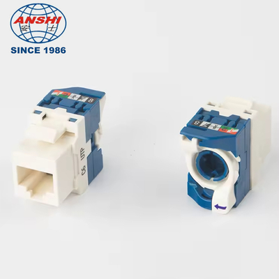مفتاح RJ45 الرئيسي بدون أدوات ويمكن الدوران مع دوران 180 درجة لكابلات CAT6 وبيانات السرعة العالية