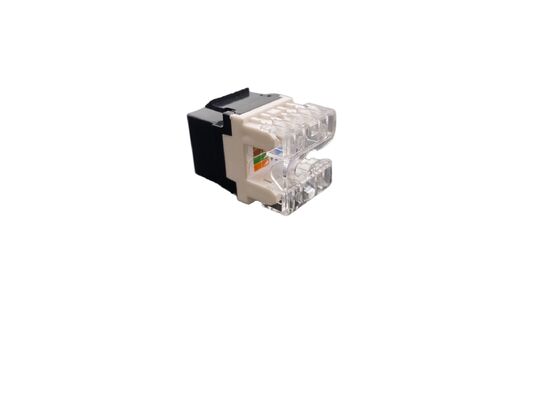 مقبس RJ45 Keystone بزاوية 180 درجة CAT6/CAT6A UTP لوصلات شبكة موثوقة