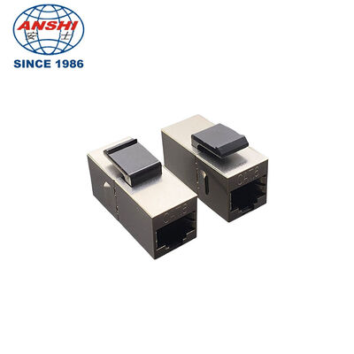 موصل RJ45 Keystone Jack Inline CAT6 FTP/STP 8P8C أنثى إلى أنثى Keystone CAT 6 Jack