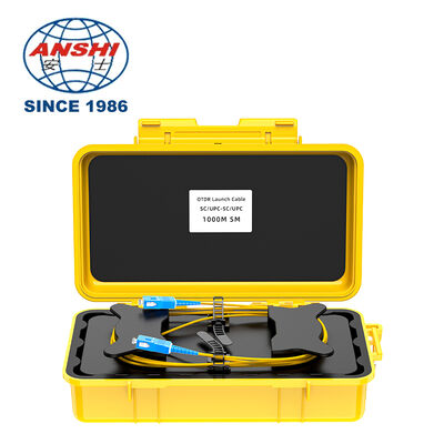 1km SM SC/APC-SC/APC OTDR Launch Cable Box,1310/1550nm Dead Zone Eliminator;SM/MM SC/FC/ST/LC UPC/APC 150M~2KM