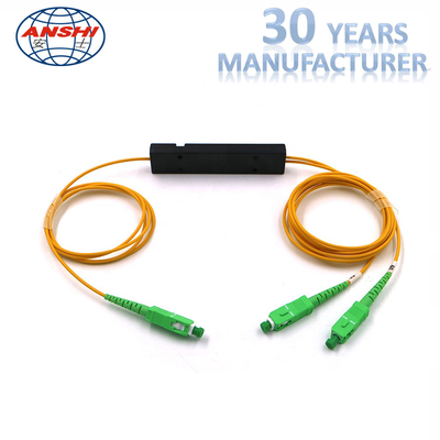 حجم صغير Ftth الألياف البصرية مربع المحطة SC / APC موصل مع ISO9001